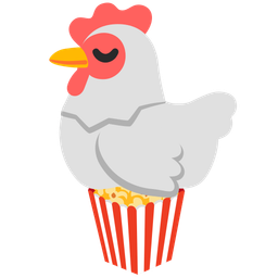 chicken and popcorn