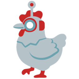 chicken and robot