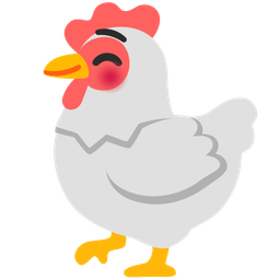 Chicken and Smiling face
