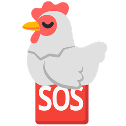 chicken and SOS button