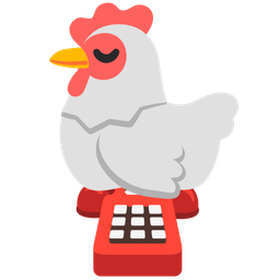 chicken and telephone