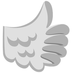 chicken and thumbs up