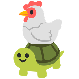 chicken and turtle