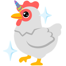 chicken and unicorn