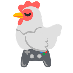 chicken and video game