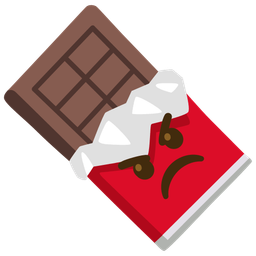 Chocolate bar and Angry face