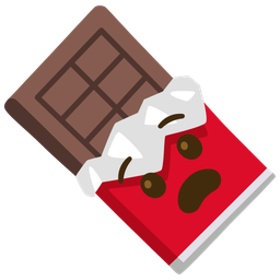 Chocolate bar and Anguished face