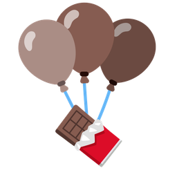 Chocolate bar and Balloon