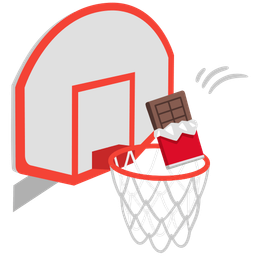 Chocolate bar and Basketball