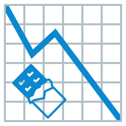 Chocolate bar and Chart decreasing