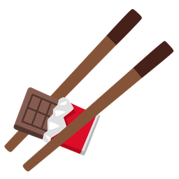 Chocolate bar and Chopsticks
