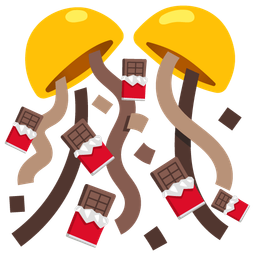 Chocolate bar and Confetti ball