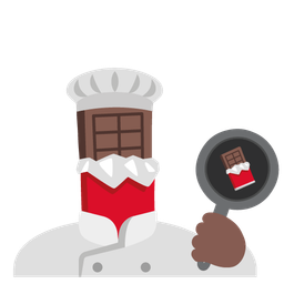 Chocolate bar and Cooking