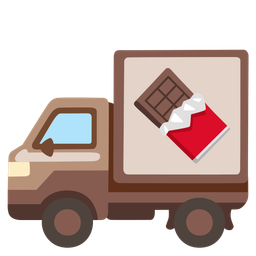 Chocolate bar and Delivery truck