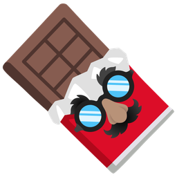 Chocolate bar and Disguised face