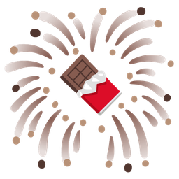 Chocolate bar and Fireworks