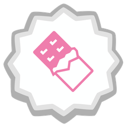 Chocolate bar and Fish cake with swirl