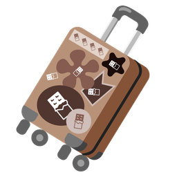 Chocolate bar and Luggage