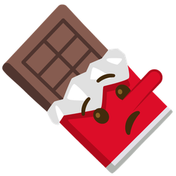 Chocolate bar and Lying face