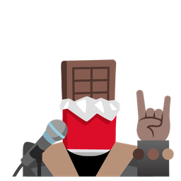 Chocolate bar and Microphone