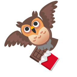 Chocolate bar and Owl