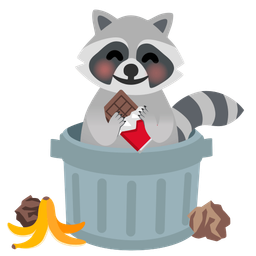 Chocolate bar and Raccoon