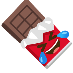 Chocolate bar and Rolling on the floor laughing