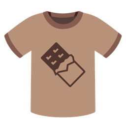 Chocolate bar and T-shirt