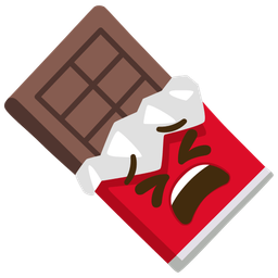 Chocolate bar and Tired face
