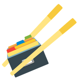 Chopsticks and Card file box