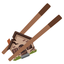 Chopsticks and Derelict house
