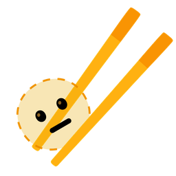 Chopsticks and Dotted line face
