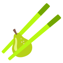 Chopsticks and Pear