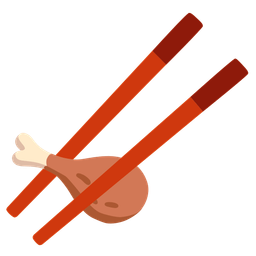Chopsticks and Poultry leg