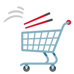 Chopsticks and Shopping cart