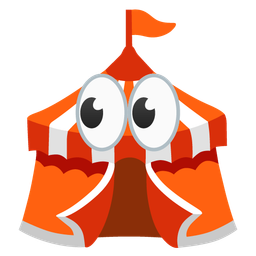 circus tent and eyes