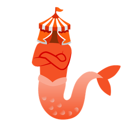 circus tent and fish