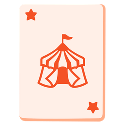 circus tent and joker