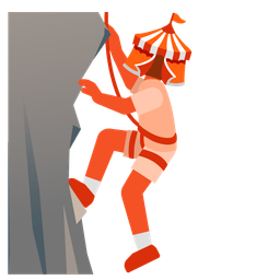 circus tent and mountain