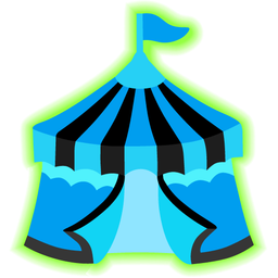 circus tent and radioactive