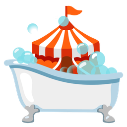 circus tent and soap