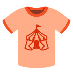 circus tent and t-shirt