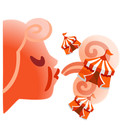 circus tent and wind face