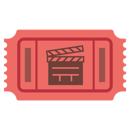 clapper board and admission tickets