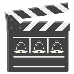 clapper board and bell