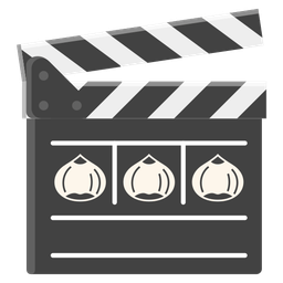 clapper board and chestnut