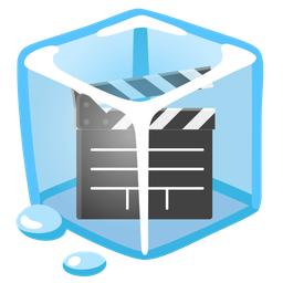 clapper board and ice