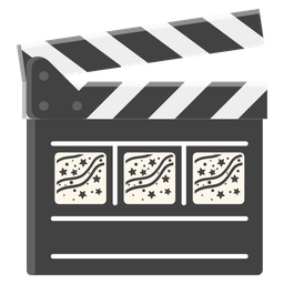 clapper board and milky way