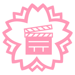 clapper board and white flower