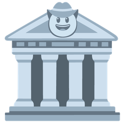 Classical building and Cowboy hat face